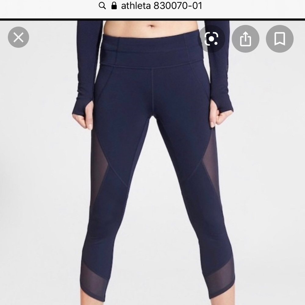 Athleta Aura Sonar Capri leggings